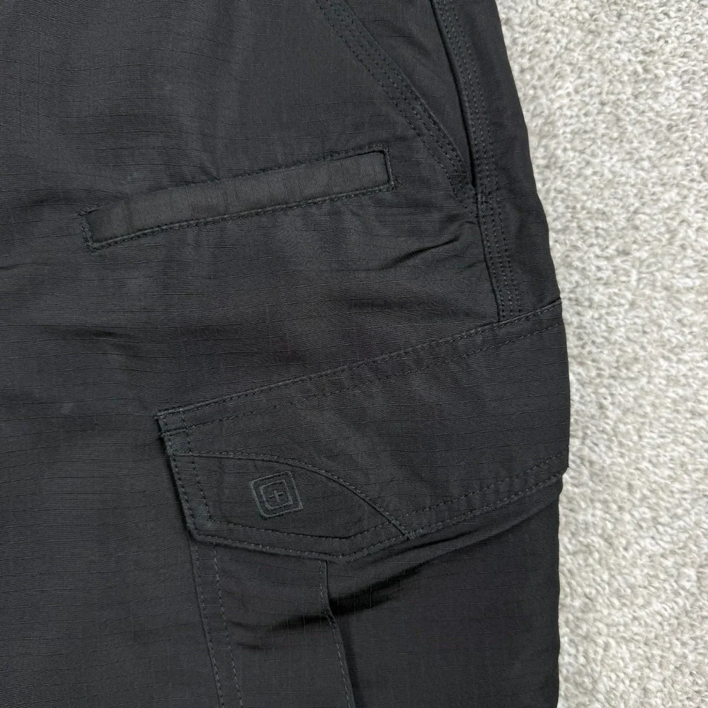 5.11 Tactical Cargo Pants Mens 32x32 Black Ripstop Utility Work Hiking Outdoor